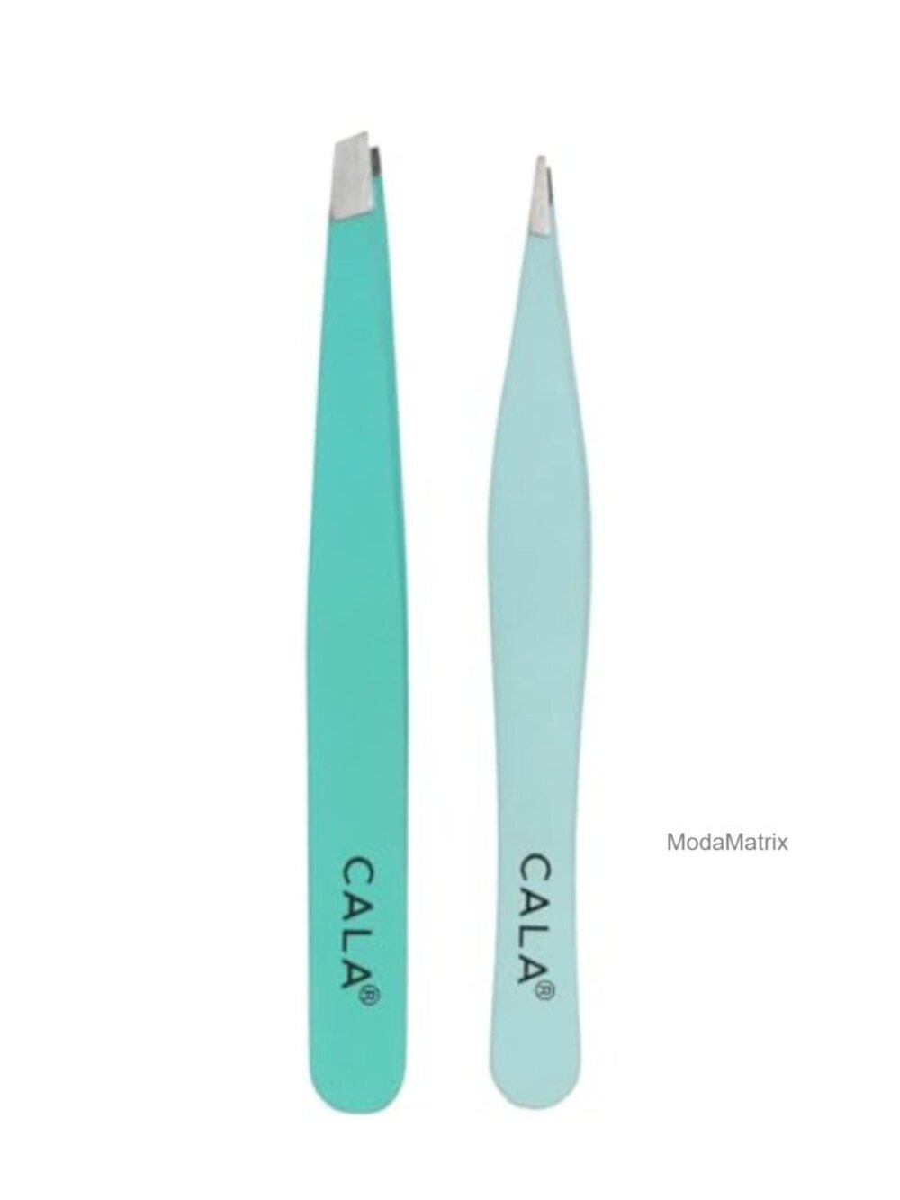 Stainless Steel Slant Tip Tweezers Precision Hair Removal